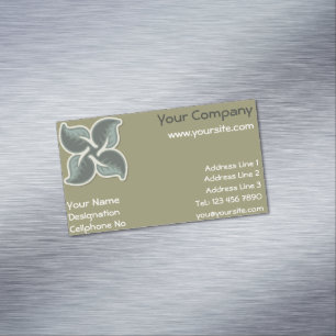 Deco tile 3 	Magnetic business card