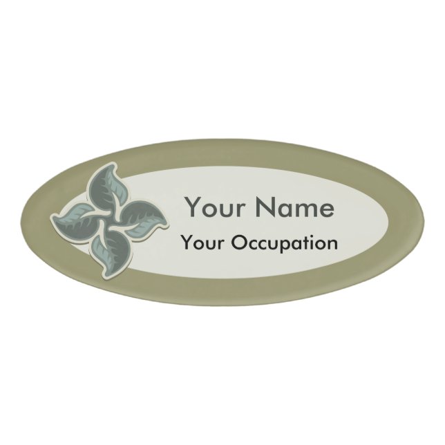 Deco tile 3 name tag (Front)
