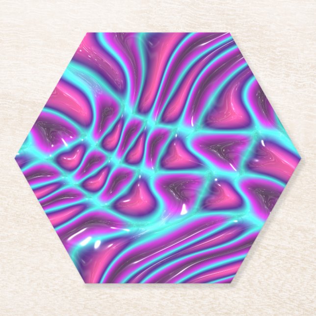 decoglam thermoplastic :  paper coaster (Front)