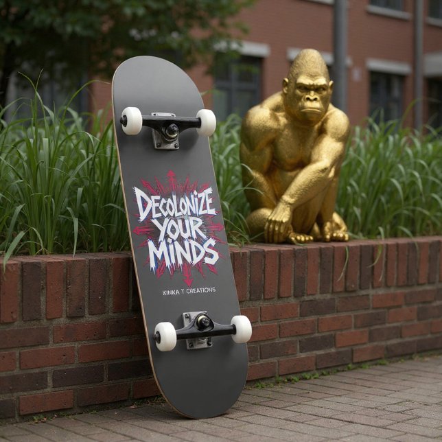Decolonize Your Minds (Points) Skateboard (Creator Uploaded)