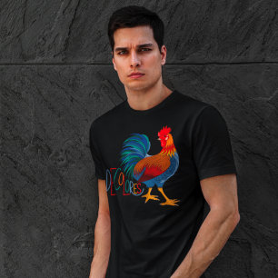 DeColores Cursillo Colourful Rooster T-Shirt