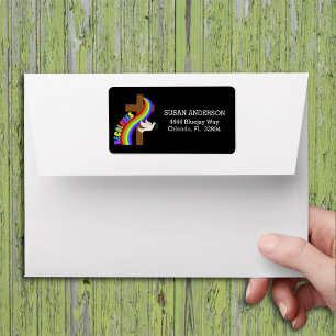 DeColores Cursillo Rainbow With Cross and Peace Do Label