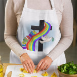 DeColores Cursillo Rainbow With Cross & Peace Dove Apron<br><div class="desc">Celebrate the heart of the Cursillo Movement with this powerful DeColores design featuring a Christian cross, vibrant rainbow, and white dove carrying an olive branch. Rich in symbolism, this artwork reflects faith, peace, renewal, and the presence of the Holy Spirit—core values of the Cursillo journey. Created for Cursillistas and those...</div>