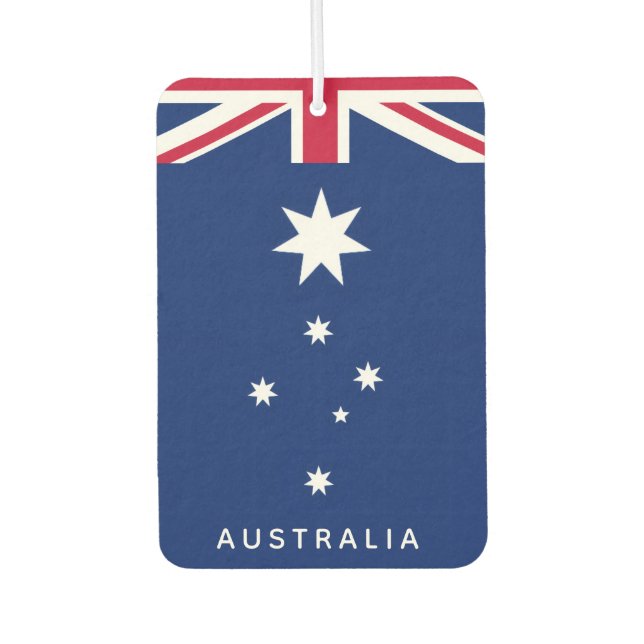 Deconstructed Australian Flag Air Freshener (Front)