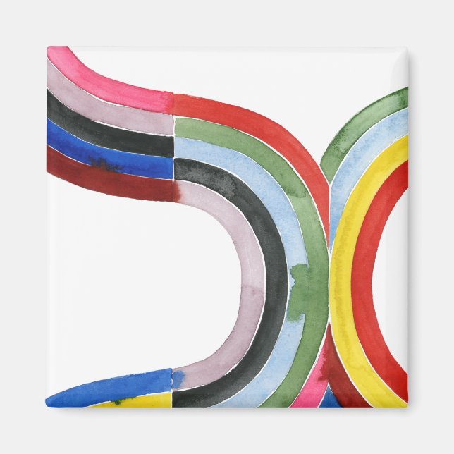Deconstructed Rainbow - Horizontal Magnet (Front)