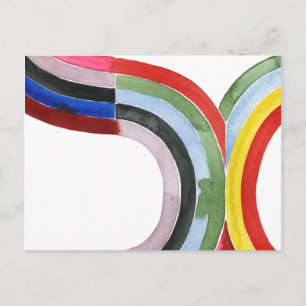 Deconstructed Rainbow - Horizontal Postcard
