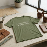 Deconstructed & Recovering Oversized Gym Shirt
