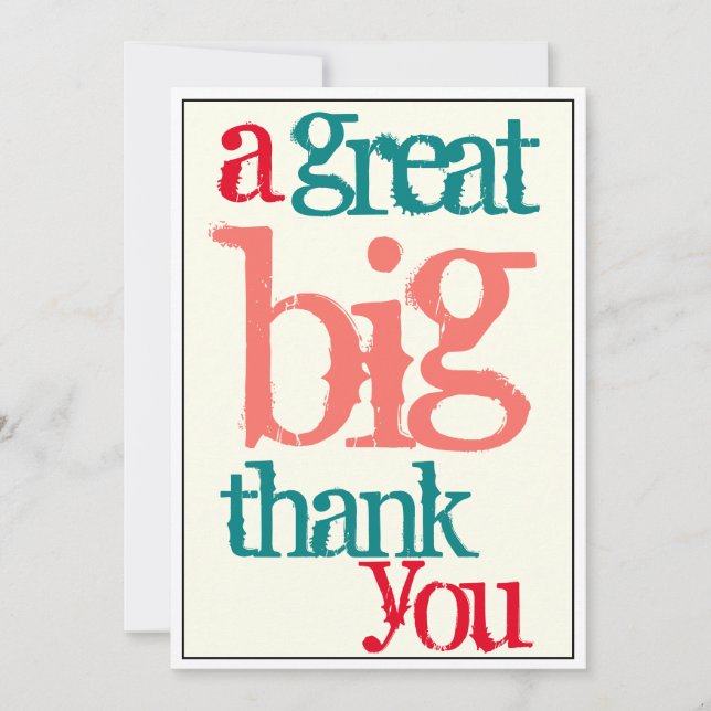 Décontracté de Merci de bureau grand grand (Devant)