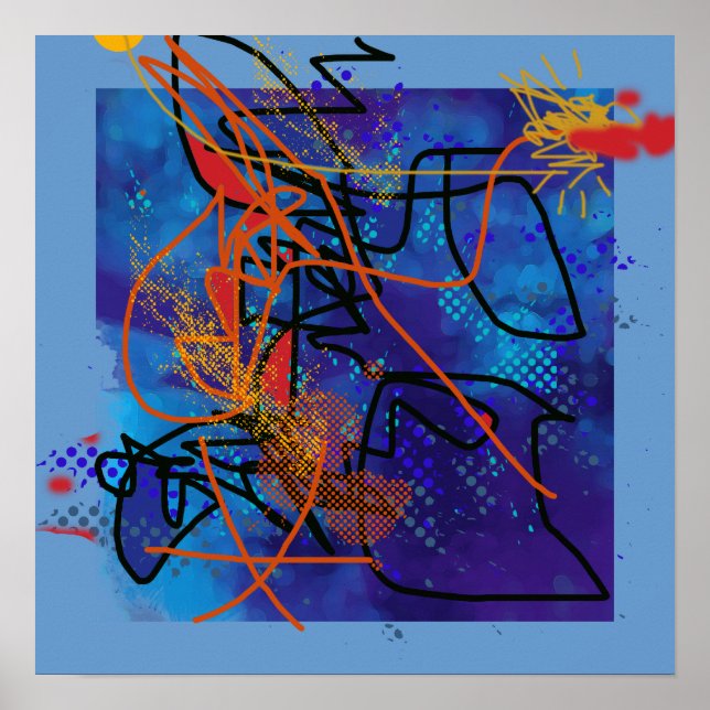 decor abstraction art (Front)