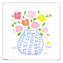 Décor bleu et blanc