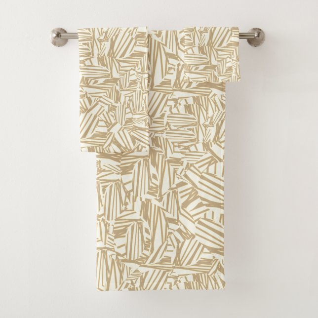 Décor brun clair ou beige et blanc (En situation)