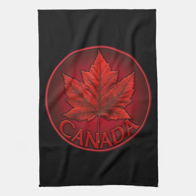 Décor canadien de serviette de thé de serviette de (Vertical)