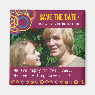 Decor Circles -5 Magnet