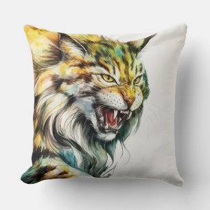 Décor cosy Coussin de chat luxuriant pour Amoureux