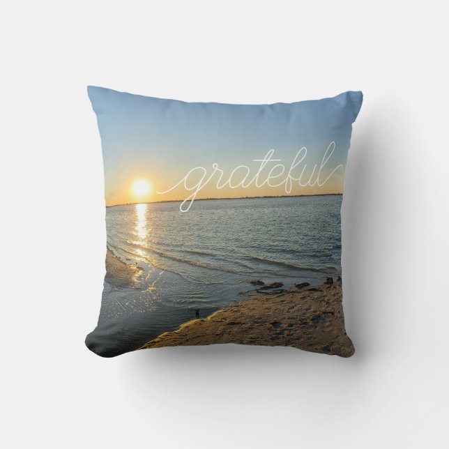 Décor Coussin de calme de coucher de soleil gracie (Recto)