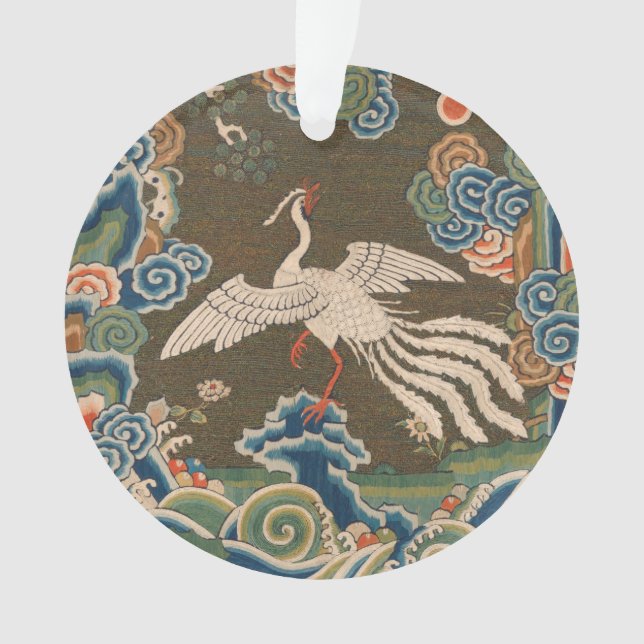 Décor d'antiquité chinois d'oiseaux (devant)