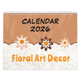 Décor d'art floral - Calendrier 2026