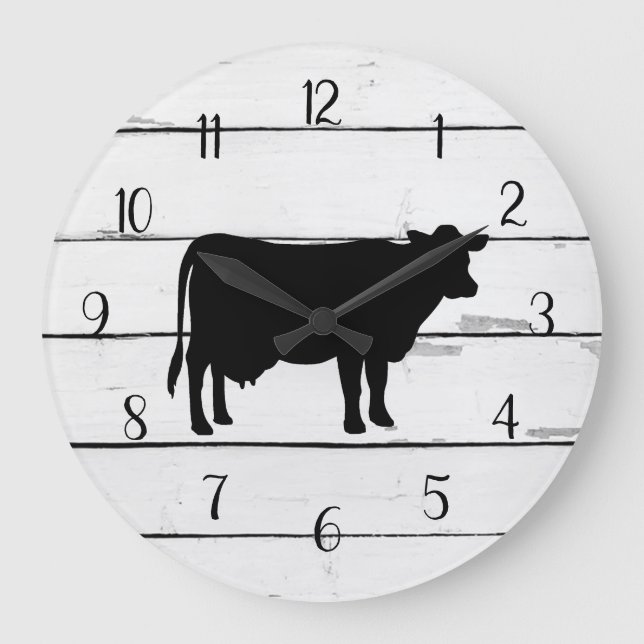 Décor de Black Cow Rustic Shiplap (Recto)