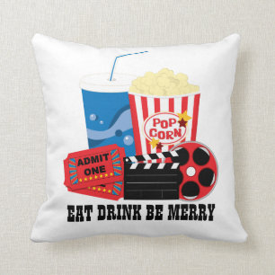 Décor de la salle de cinéma Cute coussin