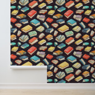 Décor de mur de l'école avec Carnet de livre Copyb