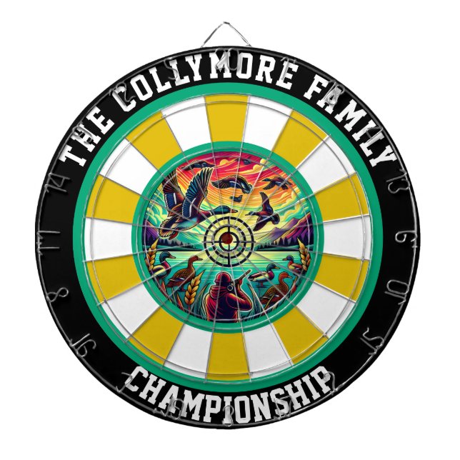 Décor de mur rustique cible de canard (Devant)