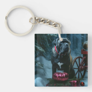Décor de Noël Cane Corso Snowy Sleigh