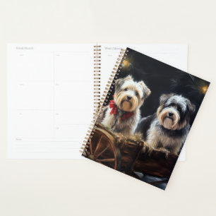 Décor de Noël du Biewer Terrier Snowy Sleigh