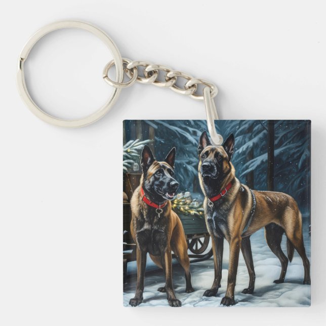 Décor de Noël Malinoi Snowy Sleigh (Devant)