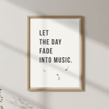 Décor de soirée calme. Affiche de chambre minimali