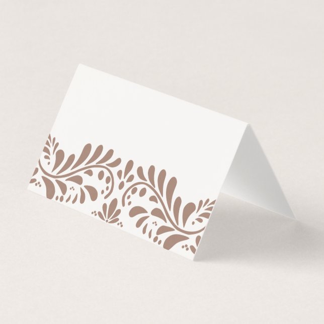 Décor de table Mocha Brown Talavera Fiesta (Front)