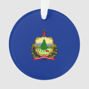 Décor design du drapeau d'état du Vermont