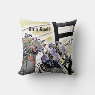 Décor extérieur lancer oreiller pour chaise ou can