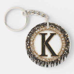 Décor Initial K Bijou Noir