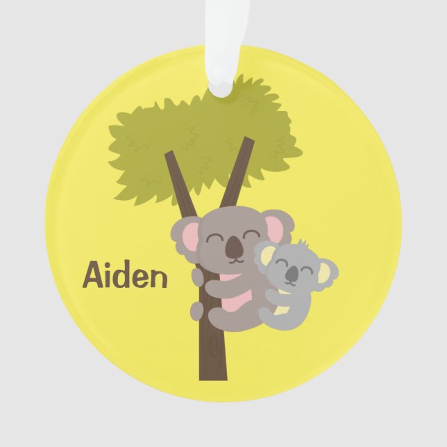 Décor mignon de pièce d'enfants d'ours et de maman (devant)