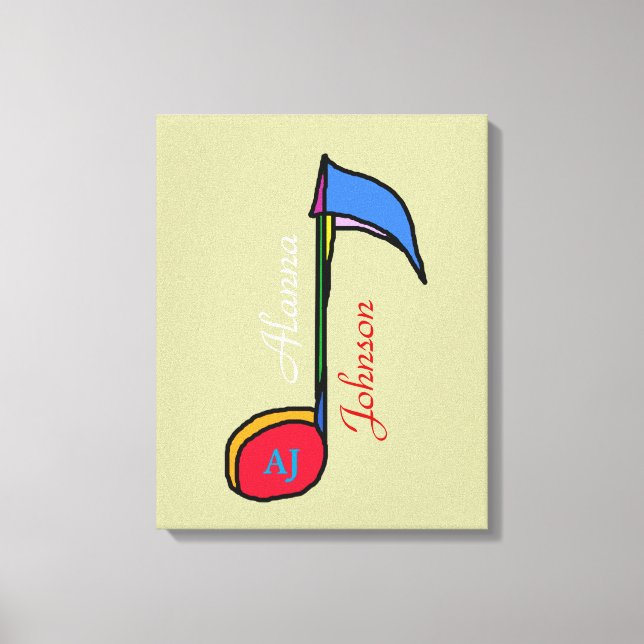 decor music note personalized (Front)