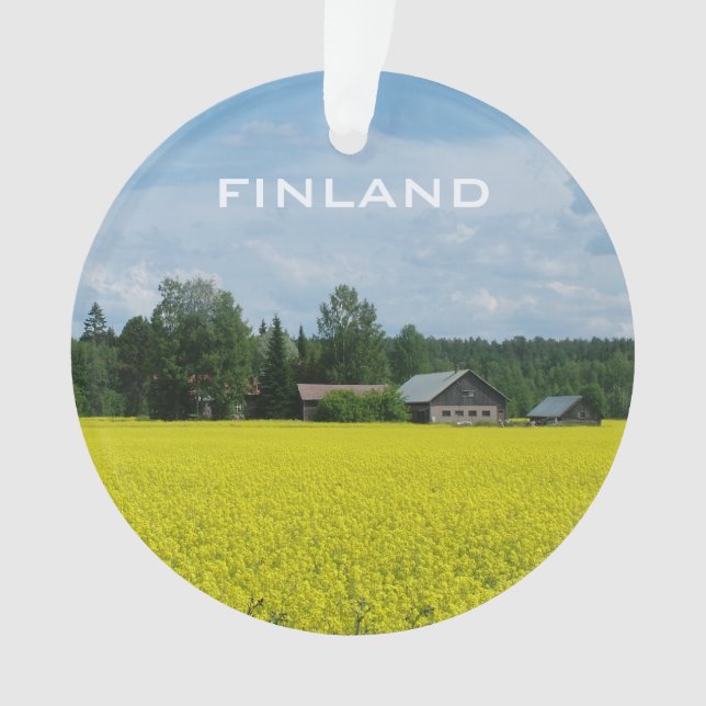 Décor personnalisé de campagne finlandaise (devant)