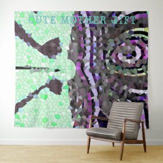 DECOR_Room_CUTE MOTHER GIFT_SAGE_RMDESIGNFLO55  Tapestry