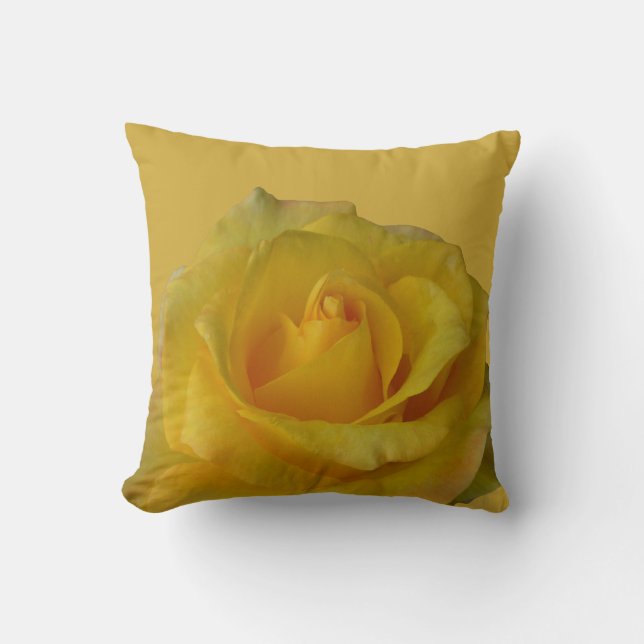 Décor Rose Coussin rose jaune Coussin (Recto)