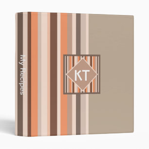 Decor Stripes Binder