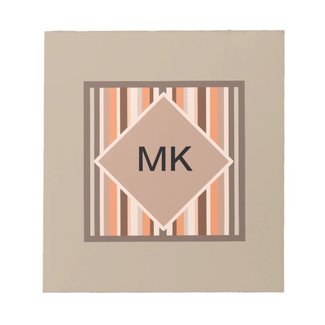 Decor Stripes Notepad (Front)