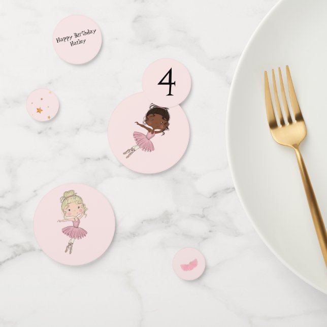 Décor table Confetti Party Ballerina (Groupe)