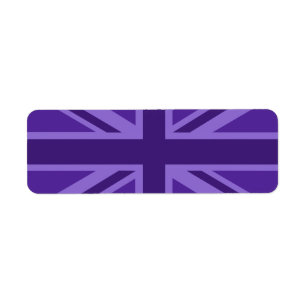 Décor Union Jack Accent Violet