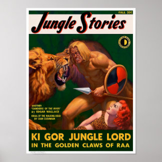 DECOR: VINTAGE PULP MAG COVER POSTER