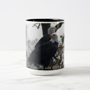 Decorah North Eagles: Mr. North and DNF Two-Tone Coffee Mug