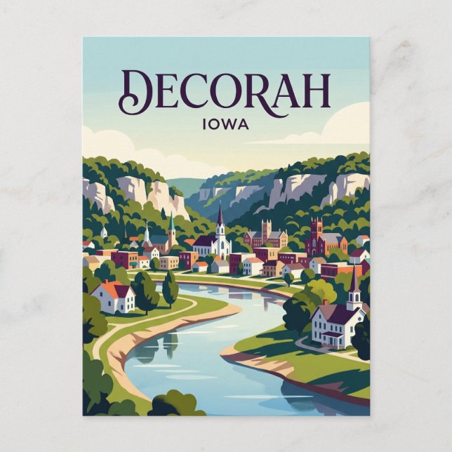 Decorah USA Postcard (Front)