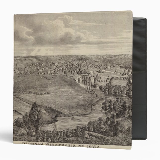 Decorah, Winnesheik Co, Iowa Binder (Front/Inside)