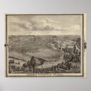 Decorah, Winnesheik Co, Iowa Poster