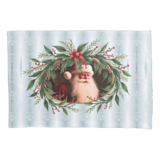Decorate for holidays via bed pillowcase