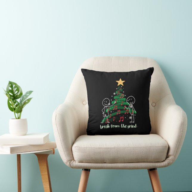 Decorate Xmas Tree Pillow (Chair)