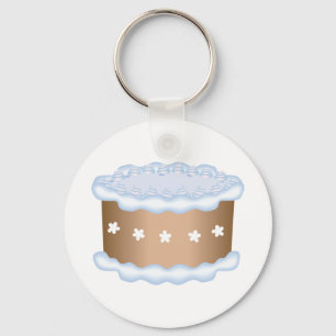 Decorated Cake Keychain